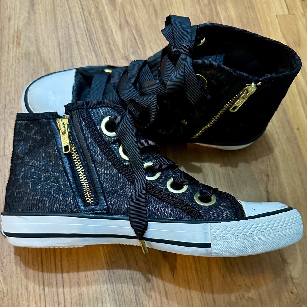 Ash Venus high-top sneakers leopard print